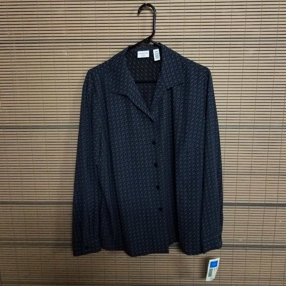 Covington Long Sleeve Polyester Blouse SIZE: 20W